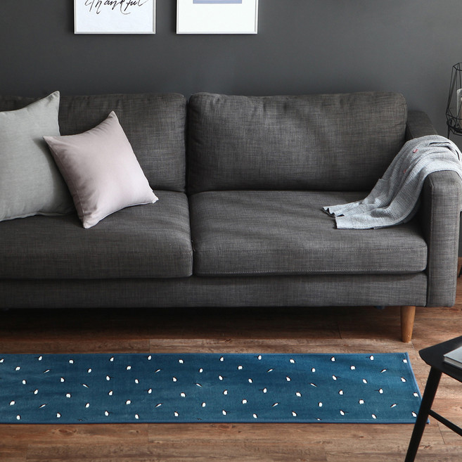 타카타카 애니멀 소프트터치 주방매트, 젠틀핑핑 블루