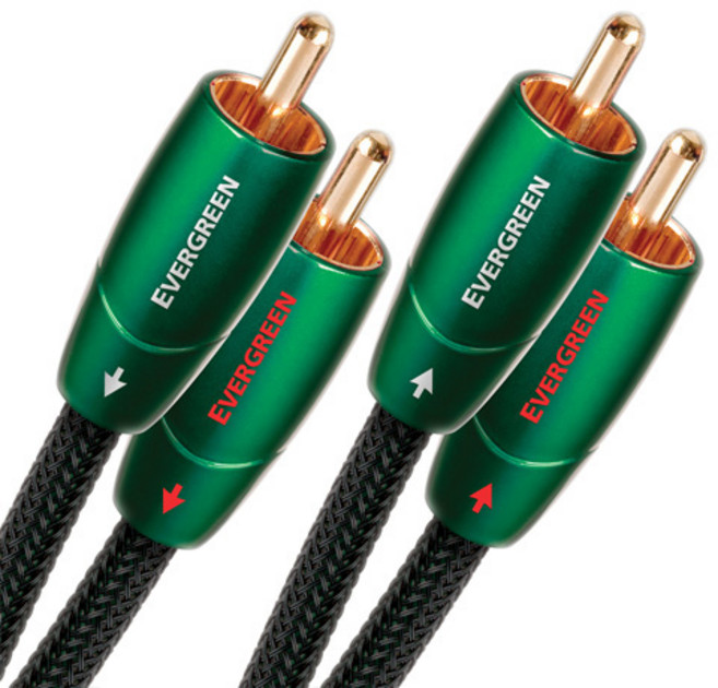 AudioQuest Evergreen RCA 對 RCA 類比訊號線 2m, 1個