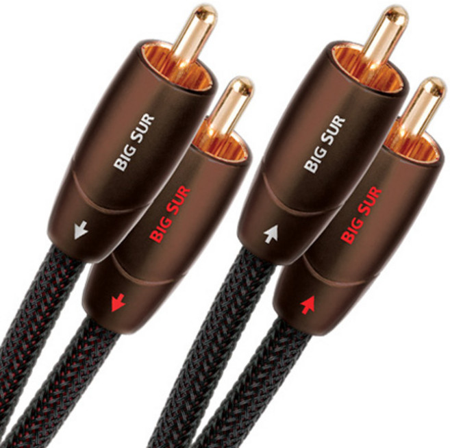 AudioQuest Big Sur RCA 對 RCA 類比訊號線 1m, 單一商品, 1個