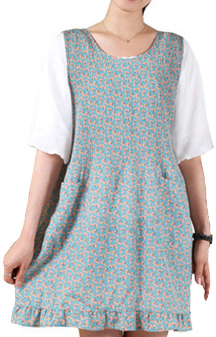 한스빌 카멜 쉬폰 앞치마, 민트, 1개