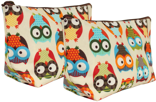 FUNIQUE 러블리방수파우치 M세트 부엉이, 2개