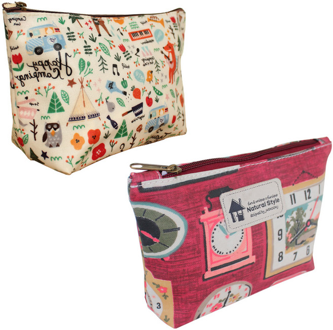 FUNIQUE 러블리방수파우치 M세트 북치는코알라 + 엘리스시계, 1세트