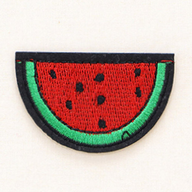 해피베어스 달콤 수박 봉제식 와펜, 레드, 3개