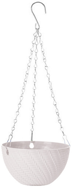 마켓감성 파스텔무늬 행잉 화분걸이, 화이트, 1개