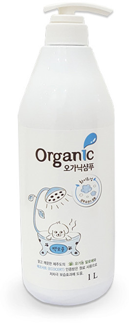 예삐 반려동물 화이트닝 오가닉 샴푸, 1L, 1개