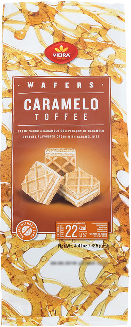 비에라 캐러멜향 웨이퍼, 125g, 1개
