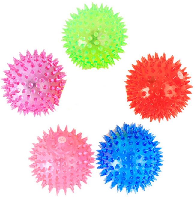 제제펫 LED 애견 컬러 볼 장난감, 랜덤 발송, 5개