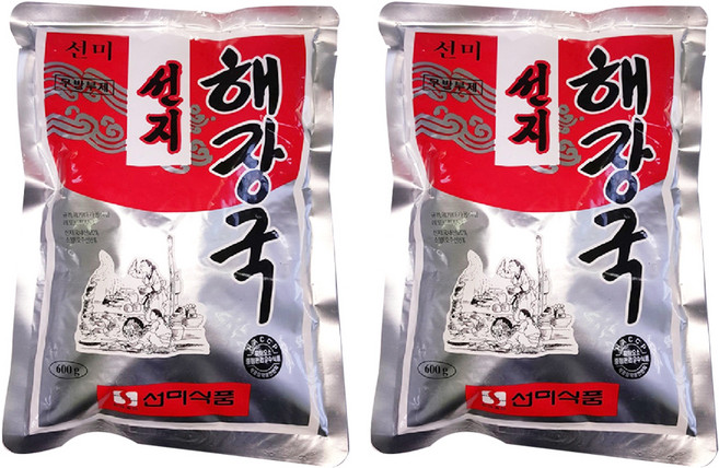 선미 즉석 선지해장국, 600g, 2개