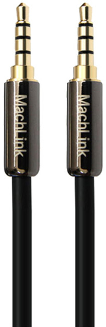마하링크 3.5mm 4극 스테레오 AUX 고급형 오디오 케이블, ML-ST4H015(1.5M), 혼합 색상, 1개