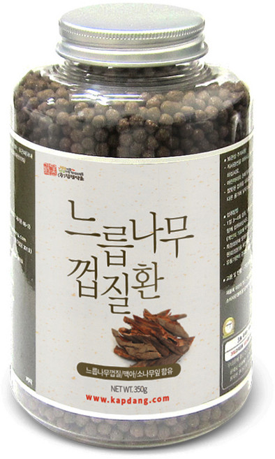 갑당약초 느릅나무껍질환 병타입, 1개, 350g