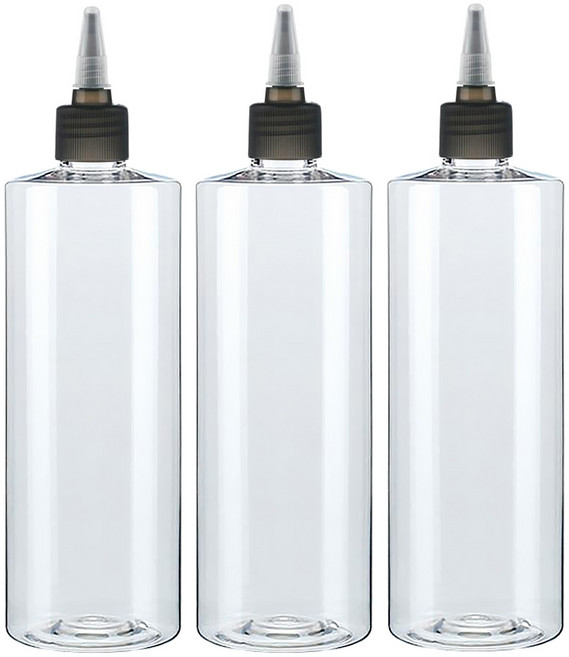 병도매닷컴 백색 뾰족 검정마개 공병 AC500, 500ml, 3개