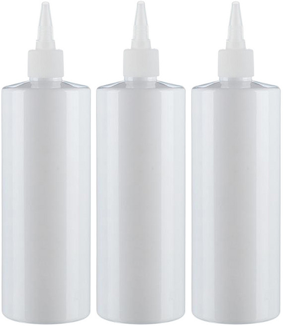 병도매닷컴 백색 뾰족 흰색마개 공병 AC500, 500ml, 3개