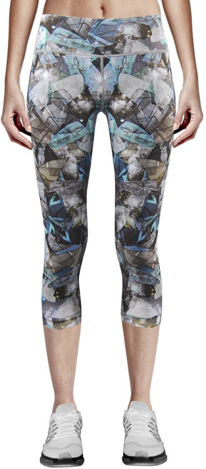 지프라브 여성용 칠부 카프리 요가 필라테스 운동 레깅스 ZYCP-80