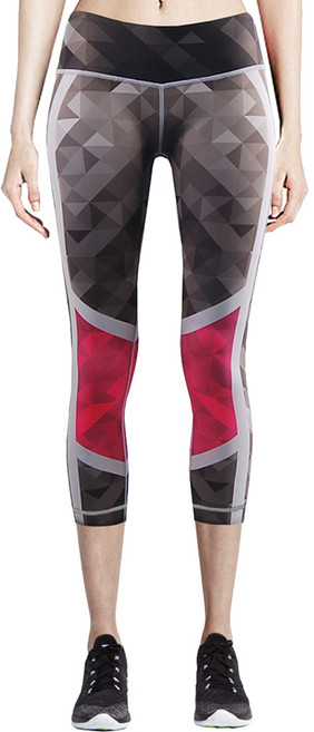 지프라브 여성용 칠부 카프리 요가 필라테스 운동 레깅스 ZYCP-36