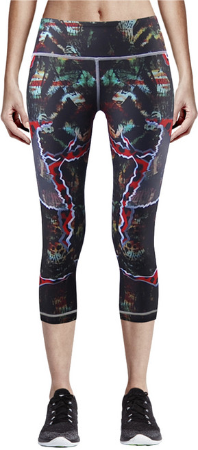 지프라브 여성용 칠부 카프리 요가 필라테스 운동 레깅스 ZYCP-63