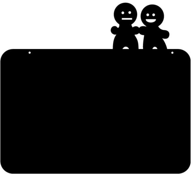 쿠 홈 인테리어 메모 보드 MO 24 걸이형 블랙, 아크릴