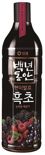 샘표 백년동안 흑초 산머루 복분자, 1.5L, 1개