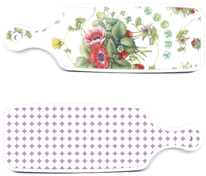 로엠디자인 서빙 도마 보드 2p 원형패턴 파스텔 보라 세트, 원형패턴파스텔보라, 산딸기아트웍, 1세트