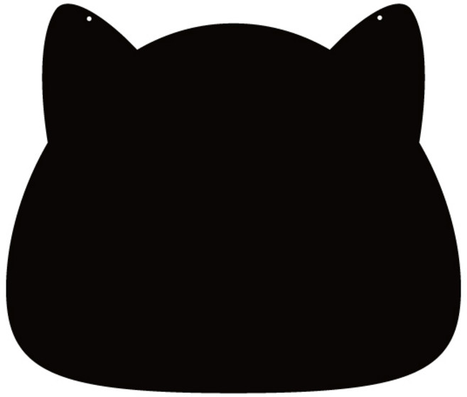 쿠 홈 인테리어 메모 보드 MO 07 걸이형 블랙, 아크릴