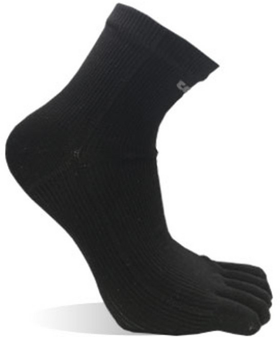 컴포트 남녀공용 러너스 스포츠양말, ALL BLACK + GRAY, 1개