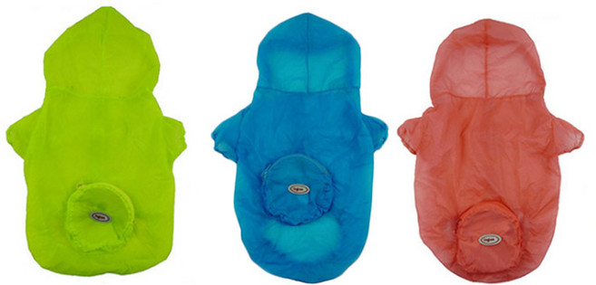 아리코 고양이 앤 강아지 자외선 차단 비옷 바람막이, 랜덤 발송, 1개