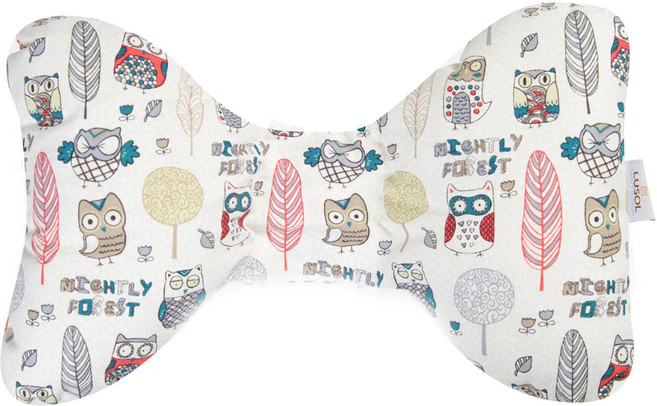 루솔 아기목보호 쿠션, 부엉부엉(나무숲)