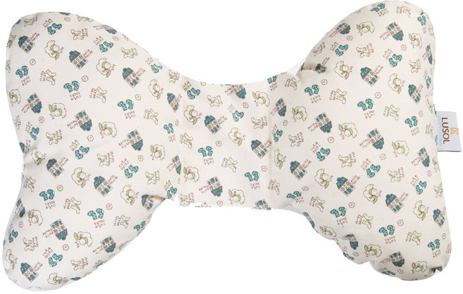 루솔 아기목보호 쿠션, 큐티돌스(에메랄드블루)