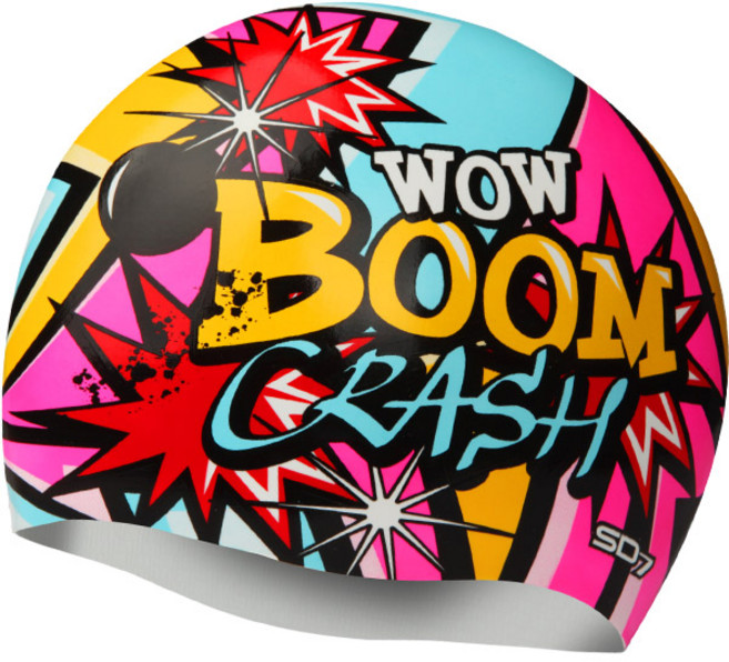 SD7 BOOM 실리콘수모 SGL-CA199, White, 1개