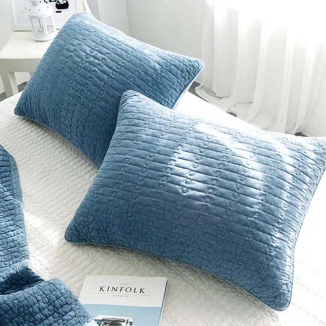 쉬즈홈 국내 제조 베이직 피그먼트 순면 베개커버