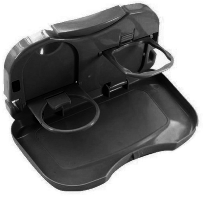 블럭마트 차량용 뒷자석 컵홀더, 1개, 블랙