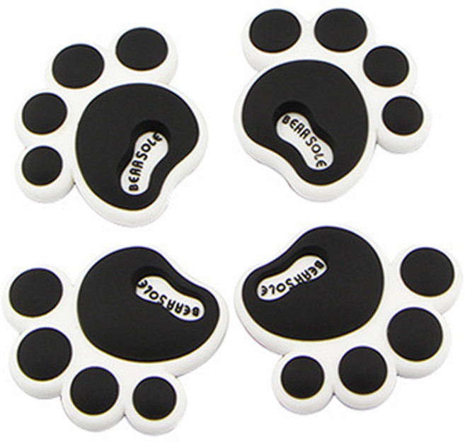 블럭마트 곰발바닥 문콕방지 도어가드 4p, 블랙, 2세트