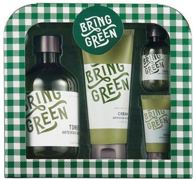 브링그린 사철쑥 카밍 토너 300ml + 30ml + 크림 80ml + 10ml, 1세트