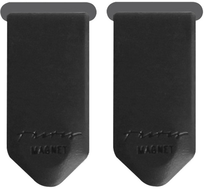 데얼스 멀티마그넷 책갈피 ver 2, 차콜그레이, 2개입