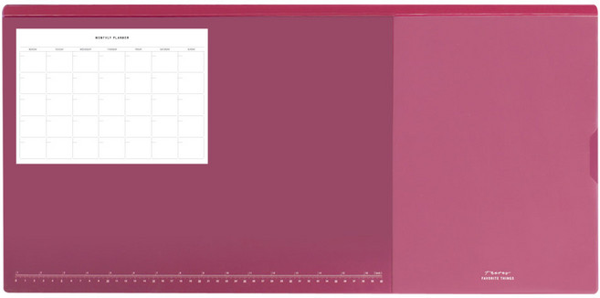 데얼스 논슬립 더블 데스크매트, 마젠타