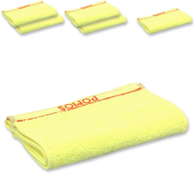 송월타월 포모스 스포츠타올 20 x 100cm, 노랑, 6개