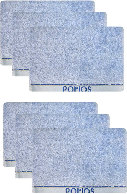 송월타월 포모스 스포츠타올 20 x 100cm, 파랑, 6개