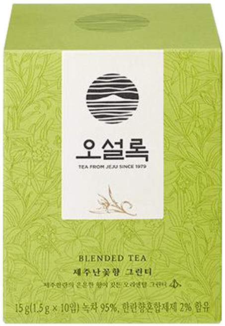 오설록 제주 난꽃향 그린티, 1.5g, 10개입