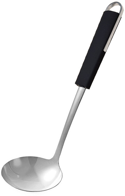 제니얼 스완 국자, 실버 + 블랙, 1개