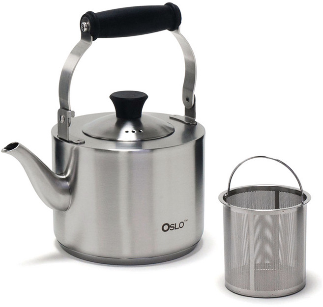오슬로 인덕션 스텐 차망주전자 IH, 1.5L, 혼합 색상, 1개