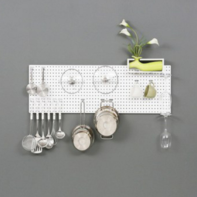 원형 타공판 400x1000, 1개, 로열그레이