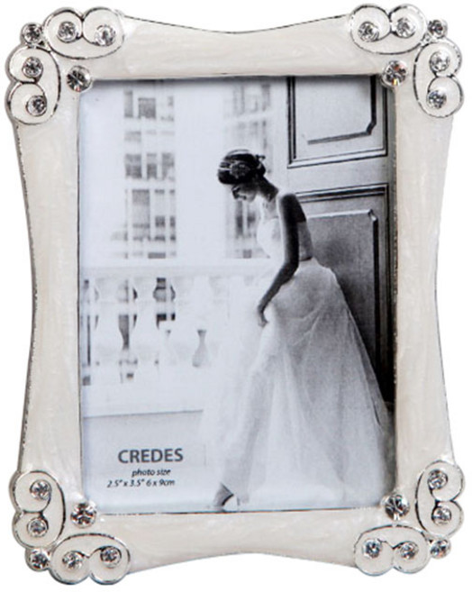 크레디스 젬 실버펄 바이올렛 보석 사진액자, 은도금 + 펄엑포시, 1개