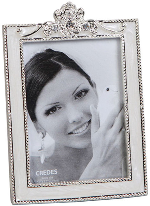 크레디스 실버펄 제이니 보석 사진액자, 은도금 + 펄 엑포시, 1개