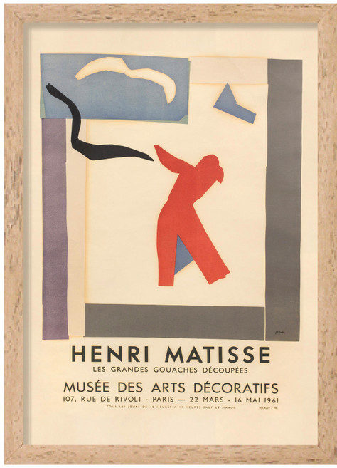 씽크어스 앙리마티스 액자 26 전시포스터1, 베이지