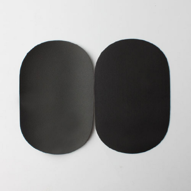 동화상가몰 인조가죽 무릎 팔꿈치패치, 블랙, 6개입