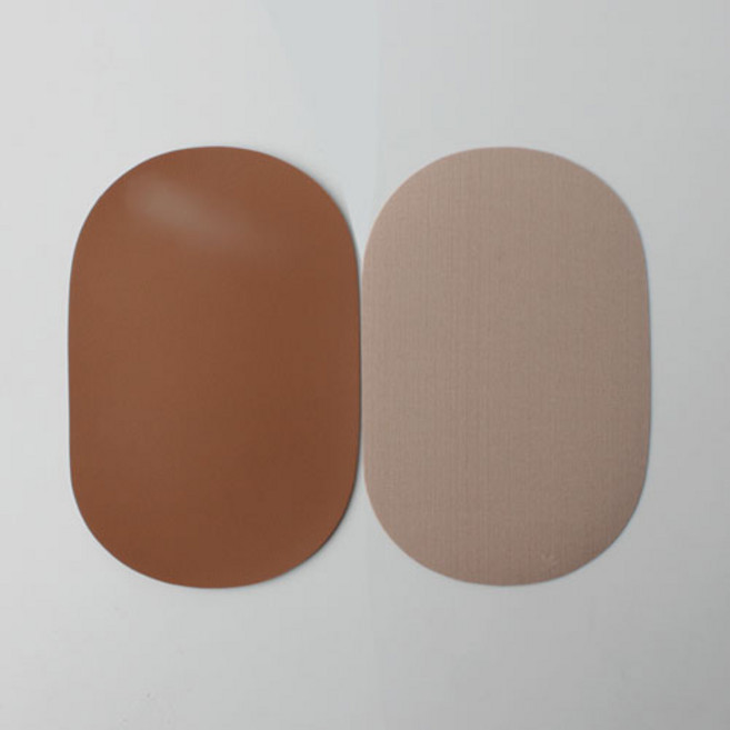 동화상가몰 인조가죽 무릎 팔꿈치패치, 브라운, 6개입