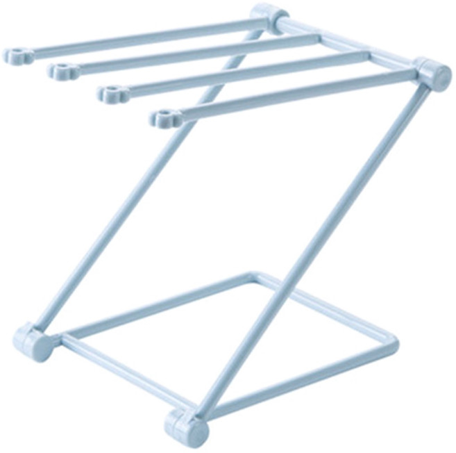 모나코올리브 접이식 미니 건조대, 블루, 1개