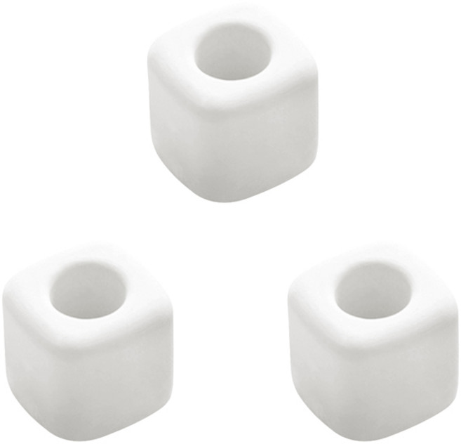 블럭마트 규조토 칫솔꽂이 사각, 화이트, 3개