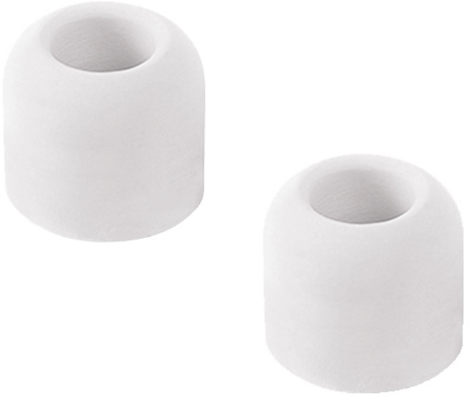 블럭마트 규조토 칫솔꽂이 원형, 화이트, 2개