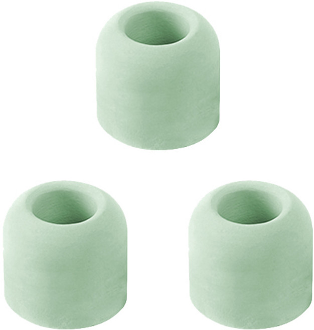 블럭마트 규조토 칫솔꽂이 원형, 민트, 3개