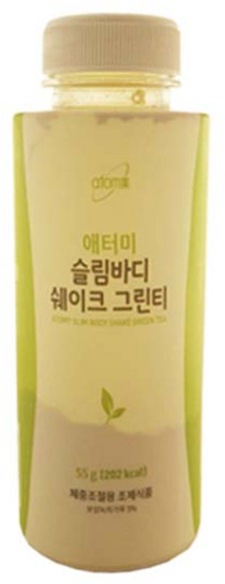 애터미 슬림바디 쉐이크 그린티, 55g, 1개